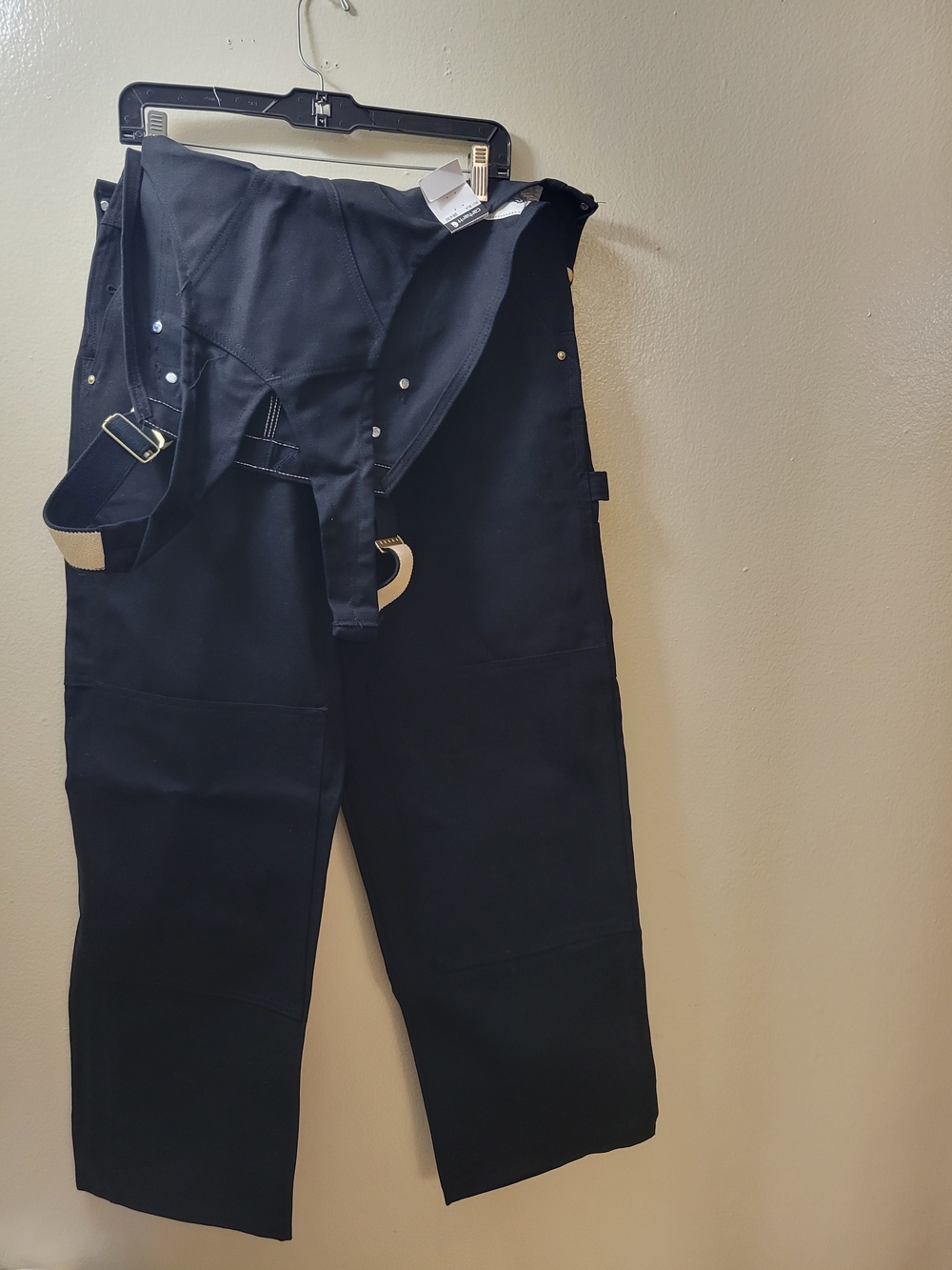 Carhartt Men's Bib Overall - Durable Utility Trousers - Picture 3 of 11
